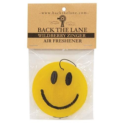 Smiley Face Wildberry Zinger Air Freshener - The Fox Decor