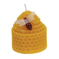 Yellow Honeycomb Bee Charm Candle - The Fox Decor