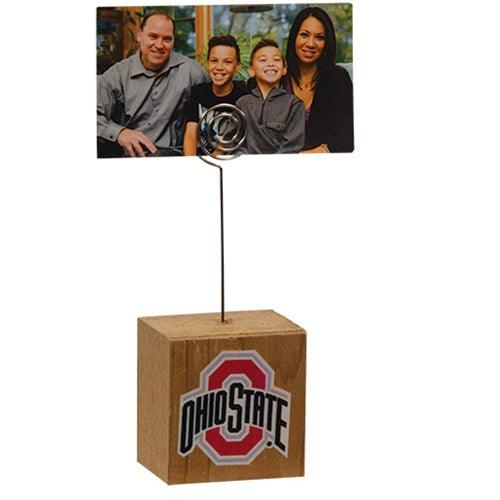 OSU Block Spiral Photo Holder - The Fox Decor