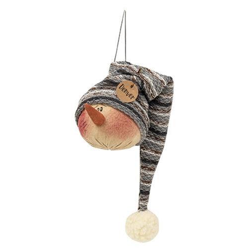Snowy Snowman Ornament 3 Asstd - The Fox Decor