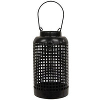 Black Metal Hanging Porch Lantern - The Fox Decor
