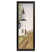 Little Country Church Framed Print 6x18 - The Fox Decor
