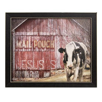 Mail Pouch Barn Framed Print 10x8 - The Fox Decor