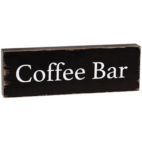 Coffee Bar Block Sign - The Fox Decor