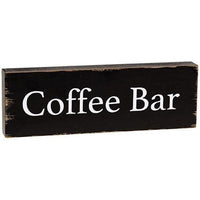 Coffee Bar Block Sign - The Fox Decor