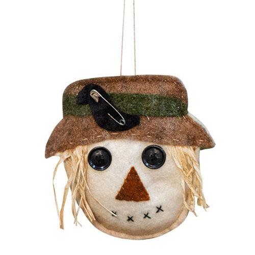 Felt Scarecrow Head Ornament - The Fox Decor