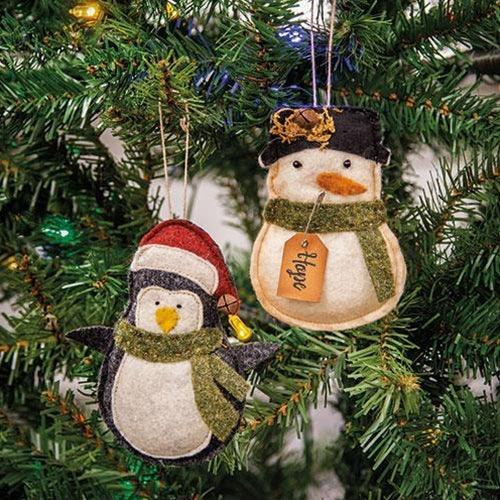 Felt Penguin Ornament - The Fox Decor
