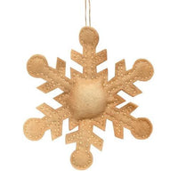 Antiqued Snowflake Ornament - The Fox Decor
