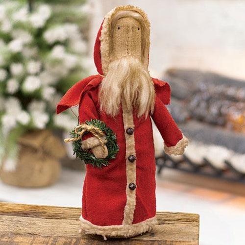 Santa Sitter with Wreath - The Fox Decor