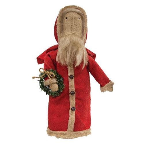 Santa Sitter with Wreath - The Fox Decor