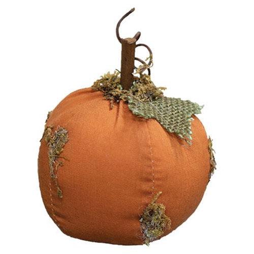 Mossy Stuffed Pumpkin 325 x 375 2 Asstd - The Fox Decor