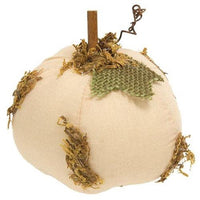 Mossy Stuffed Pumpkin 325 x 375 2 Asstd - The Fox Decor