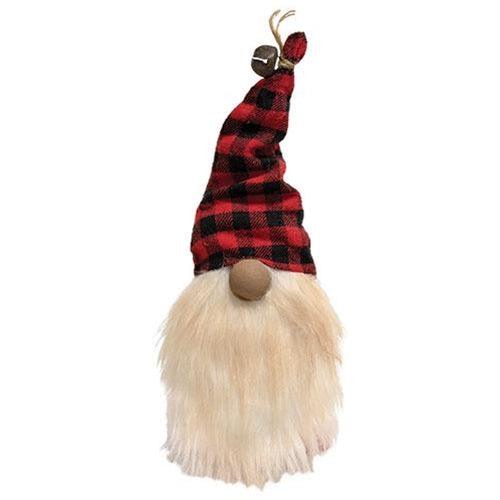 Buffalo Check Jingle Bell Gnome - The Fox Decor