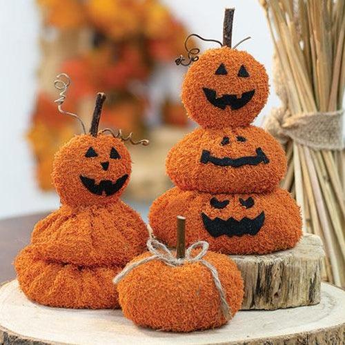 Melting Jack O Lantern Stack - The Fox Decor