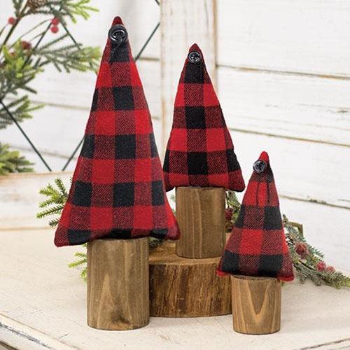 Buffalo Check Christmas Tree on Stump 75 - The Fox Decor