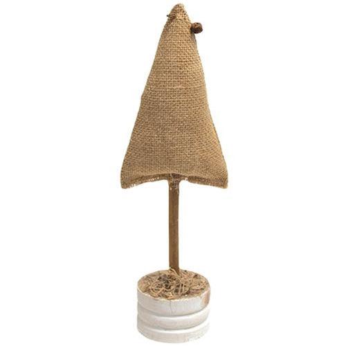 Burlap Christmas Tree on Base 12 - The Fox Decor