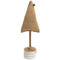 Burlap Christmas Tree on Base 12 - The Fox Decor