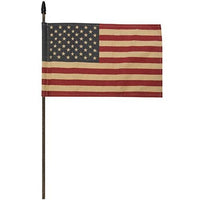 Teastained USA Flag Pick 18