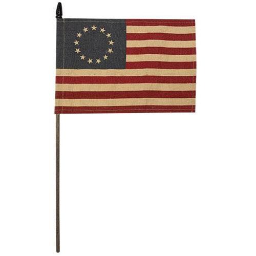 Teastained Betsy Ross Flag Pick - The Fox Decor