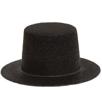Black Felt Top Hat 425 dia x 2H - The Fox Decor