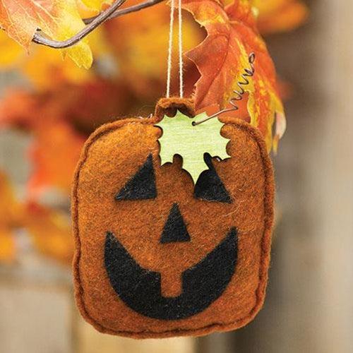 Jack O Lantern Felt Ornament - The Fox Decor