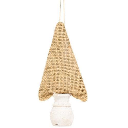 Burlap Christmas Tree Ornament 6 - The Fox Decor