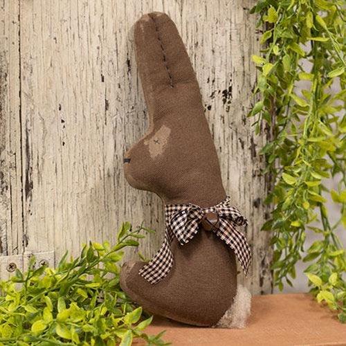 Primitive Chocolate Bunny Ornament - The Fox Decor