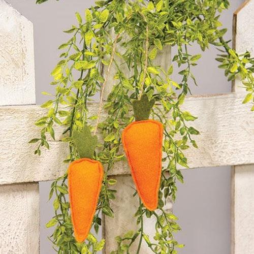 Felt Carrots Ornament - The Fox Decor
