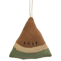 Primitive Puffy Fabric Watermelon Slice Ornament - The Fox Decor