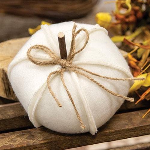 Fleece Stuffed Pumpkin 475 - The Fox Decor