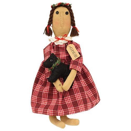 Caroline Christmas Doll - The Fox Decor