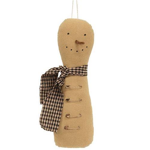 Safety Pin Snowman Hanger - The Fox Decor