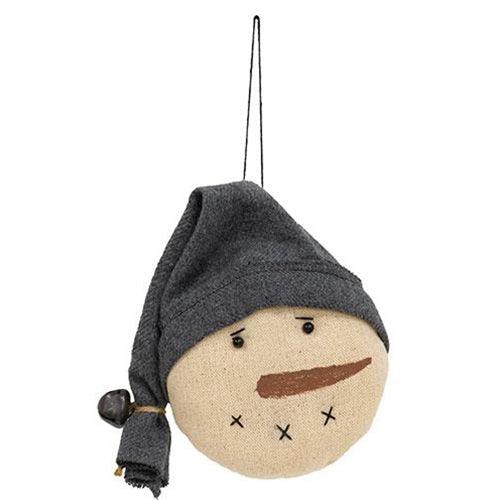 Gray Snowman Ornament - The Fox Decor