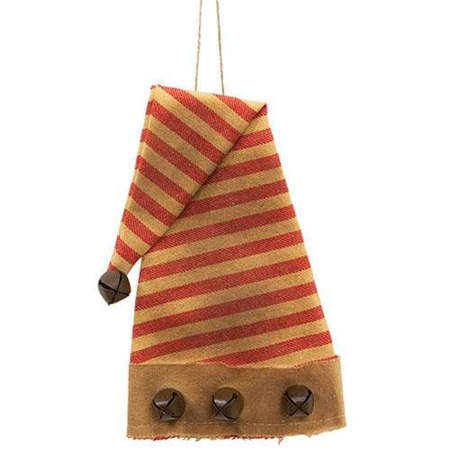 Striped Santa Hat Ornament - The Fox Decor