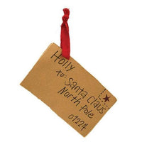 Santa Claus Letter Ornament From Holly - The Fox Decor