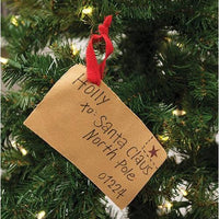 Santa Claus Letter Ornament From Holly - The Fox Decor