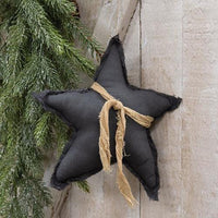 Gray Fabric Star Ornament - The Fox Decor