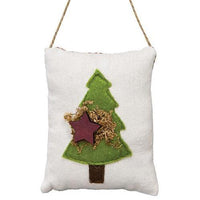Christmas Tree Pillow Ornament - The Fox Decor