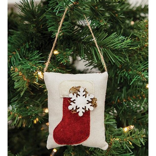 Christmas Stocking Pillow Ornament - The Fox Decor