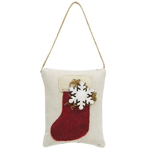 Christmas Stocking Pillow Ornament - The Fox Decor