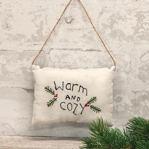 Warm & Cozy Pillow Ornament - The Fox Decor