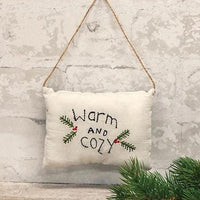 Warm & Cozy Pillow Ornament - The Fox Decor