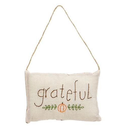 Grateful Pillow Ornament - The Fox Decor