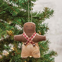 Gingerbread Cookie Girl Ornament - The Fox Decor