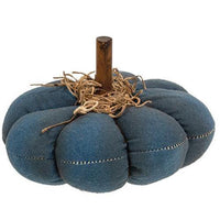 Mossy Blue Pumpkin 5 - The Fox Decor