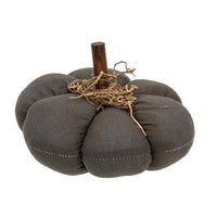 Mossy Black Pumpkin 5 - The Fox Decor