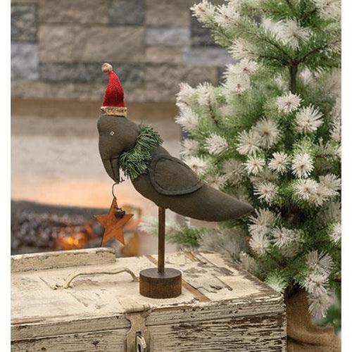Christmas Crow Sitter - The Fox Decor