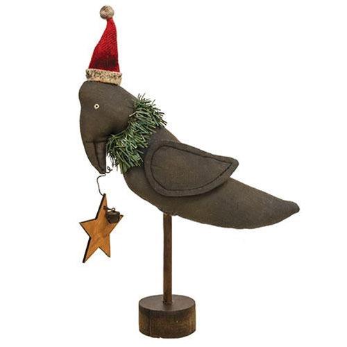 Christmas Crow Sitter - The Fox Decor