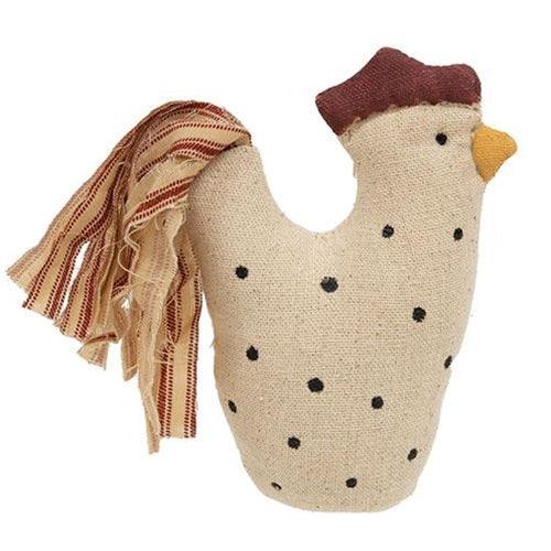 Stuffed Polka Dot Chicken Sitter - The Fox Decor
