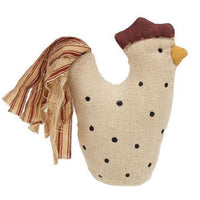 Stuffed Polka Dot Chicken Sitter - The Fox Decor